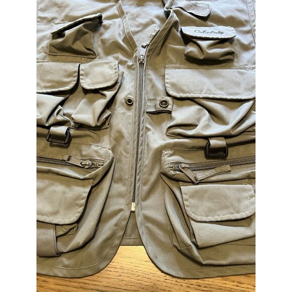 Cabelas‎ Outdoor Gear Size Small Vest Green Pockets Fly Fishing Unisex Camping - Picture 9 of 16